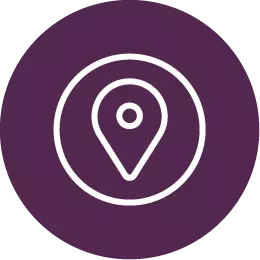 Find a center purple icon
